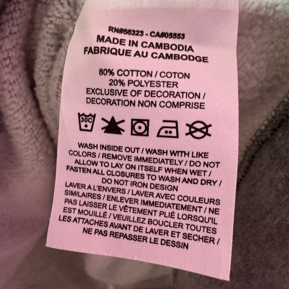 Nike Women’s Zip-Up Gray Sweater - Picture 6 of 6